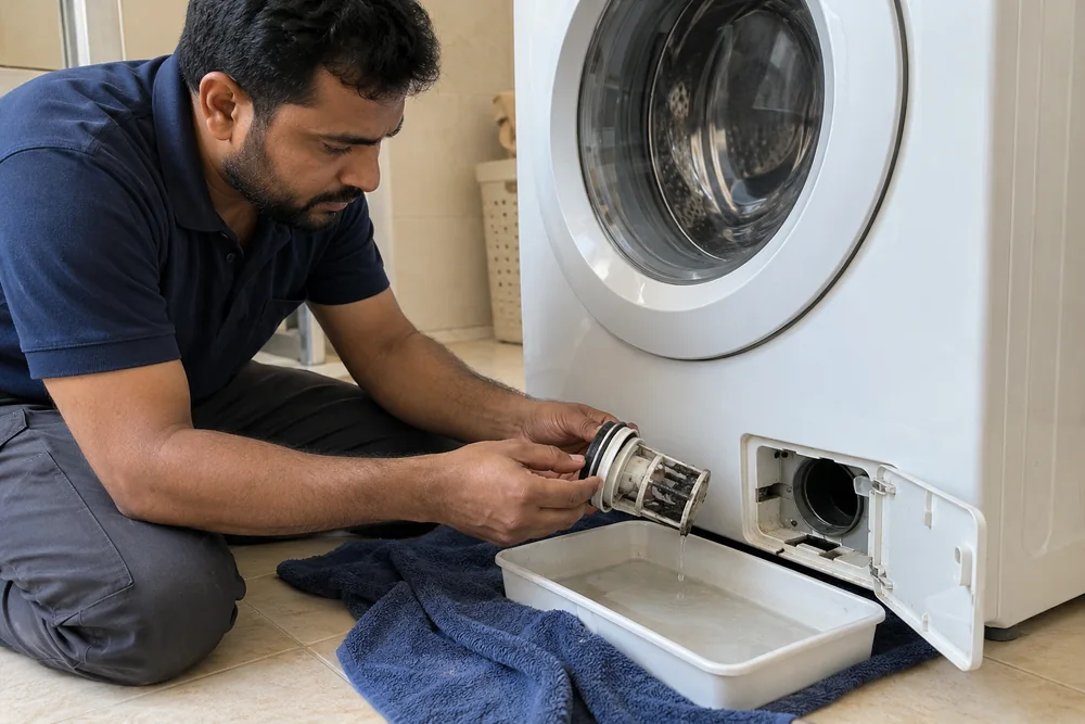 فحص منطقة التصريف